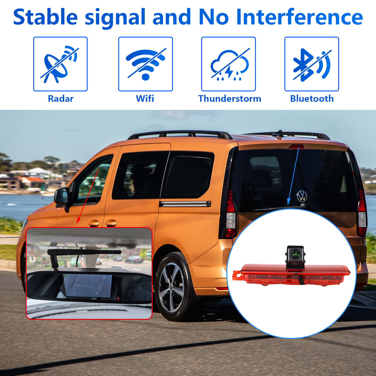 Wireless reversing camera for  - огляд і ціна Model Kit Volkswagen