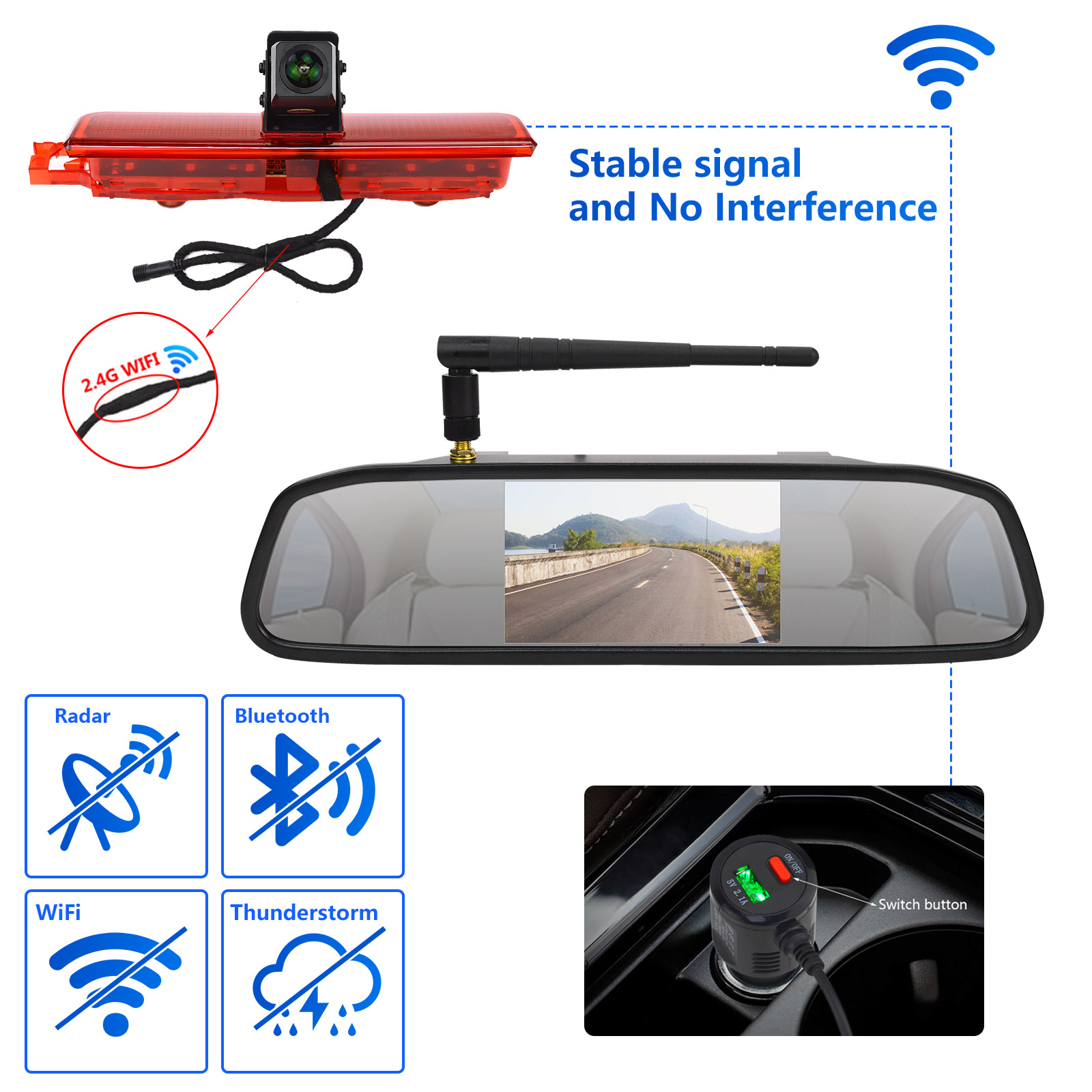 Wireless reversing camera for  - огляд і ціна Model Kit Volkswagen