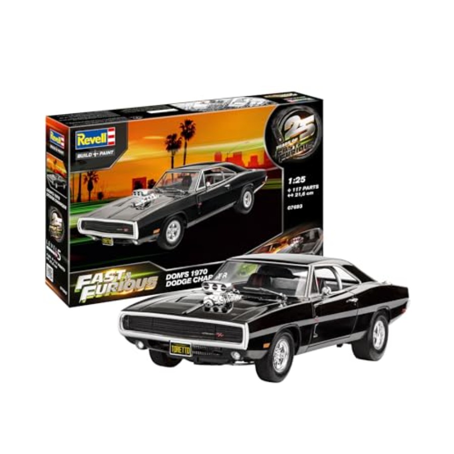 Fast and Furious Dom's 1970 Do - огляд і ціна Model Kit Dodge Charger