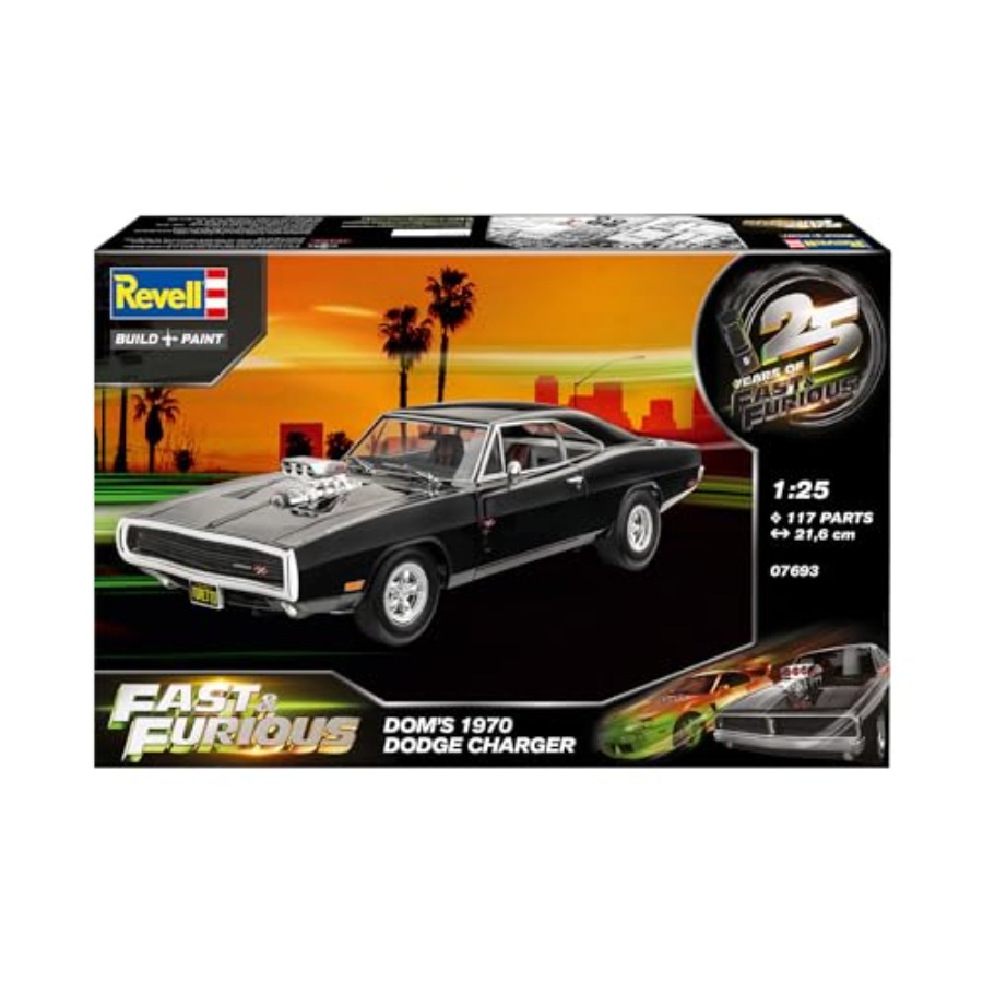 Fast and Furious Dom's 1970 Do - огляд і ціна Model Kit Dodge Charger