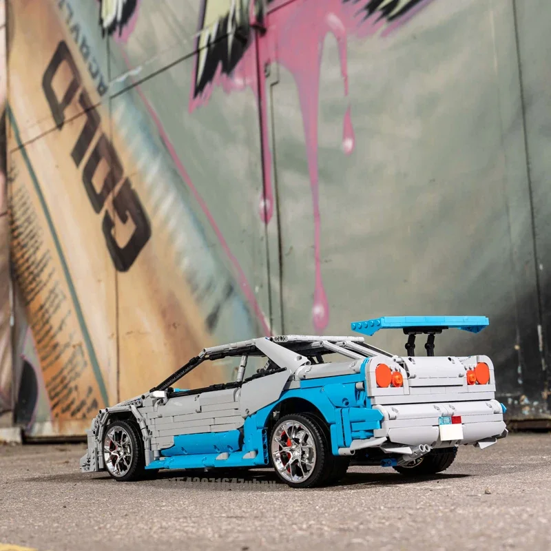 3383PCS supercar model buiding - огляд і ціна Model Kit R34