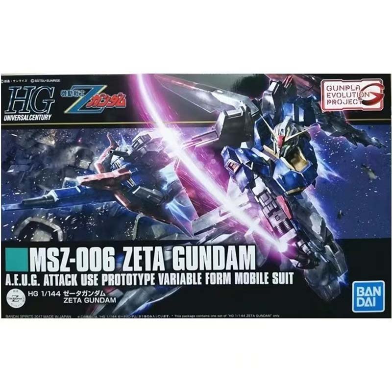 Bandai Gundam Model Kit HGUC Z - огляд і ціна Model Kit Zeta Gundam
