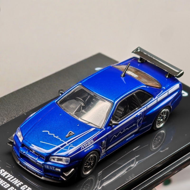 INNO64 1:64 MINE‘S R34 V-SPEC  - огляд і ціна Model Kit R34