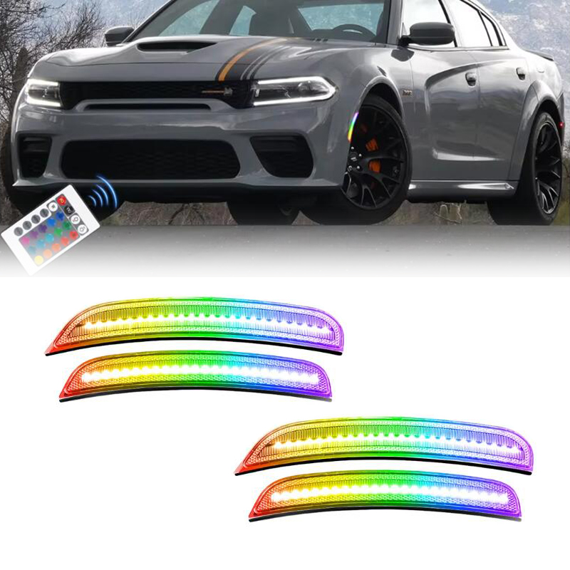 RGB LED Side Marker Lights for - огляд і ціна Model Kit Dodge Charger