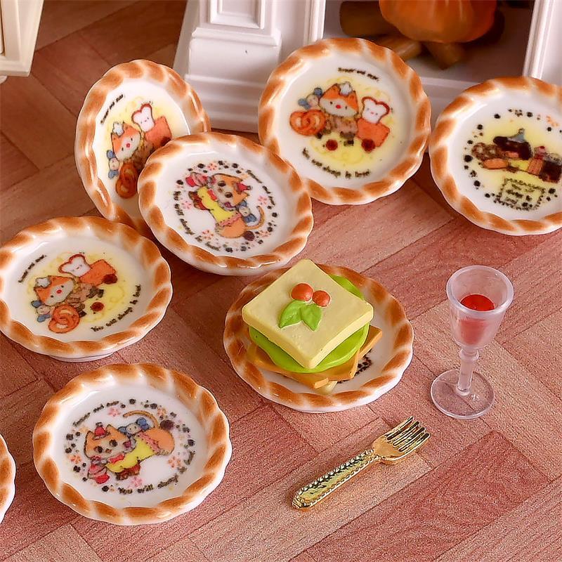 10Pcs/set Dollhouse Miniature  - огляд і ціна Model Kit House