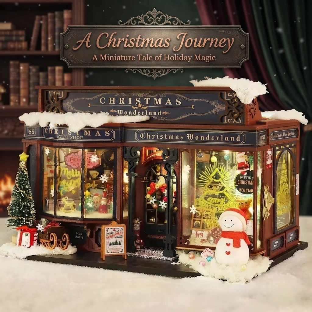 DIY little house Christmas won - огляд і ціна Model Kit House