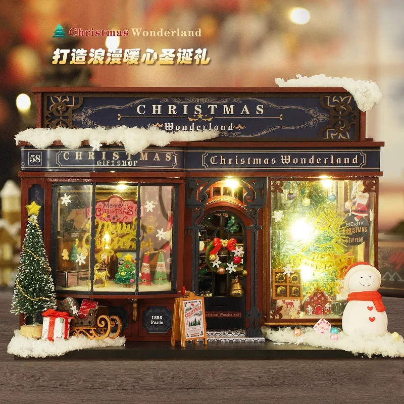 DIY little house Christmas won - огляд і ціна Model Kit House