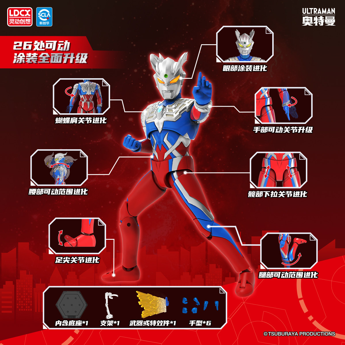Original Ldcx Ultraman Action  - огляд і ціна Model Kit Zero Megaman