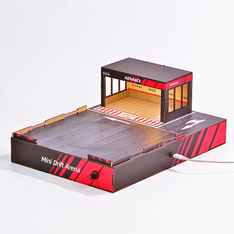 1:64 Scale DIY Drift Track Dio - огляд і ціна Model Kit Diorama