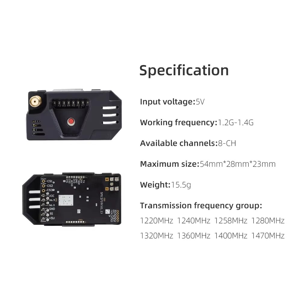 SmCpHGLRC 1.2G VRX Receiver Ki - огляд і ціна Model Kit Zeus