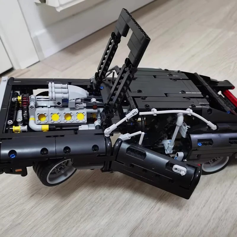 1077PCS Technical Car Dodged C - огляд і ціна Model Kit Dodge Charger
