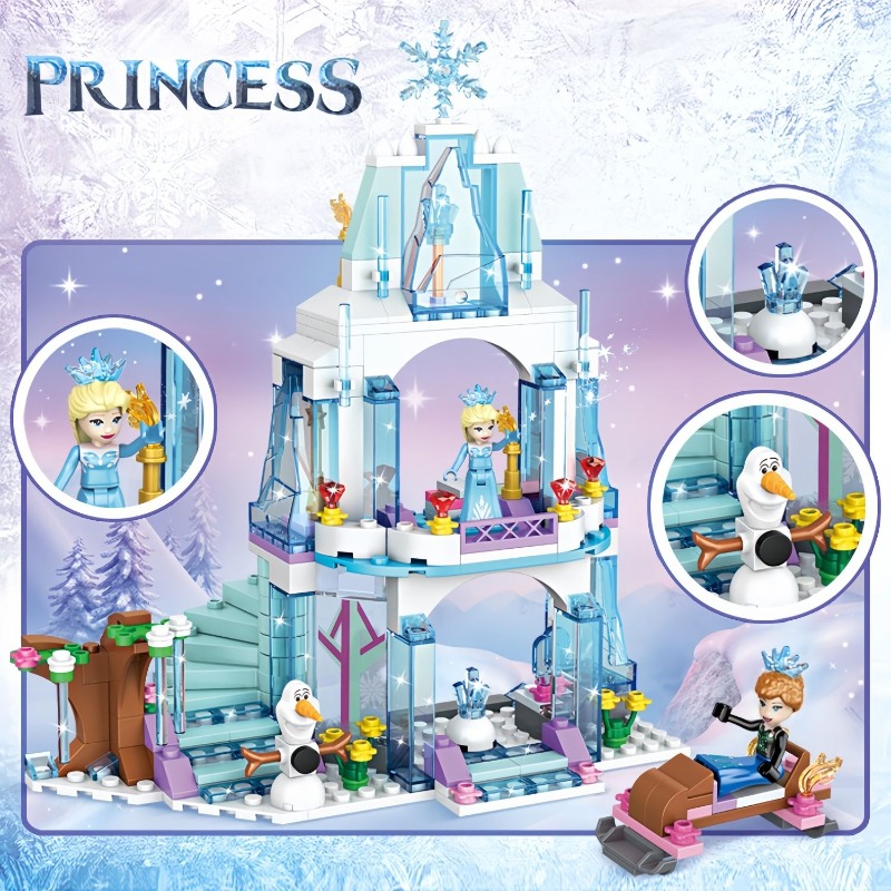 Elsa Ice Castle Building Block - огляд і ціна Model Kit House