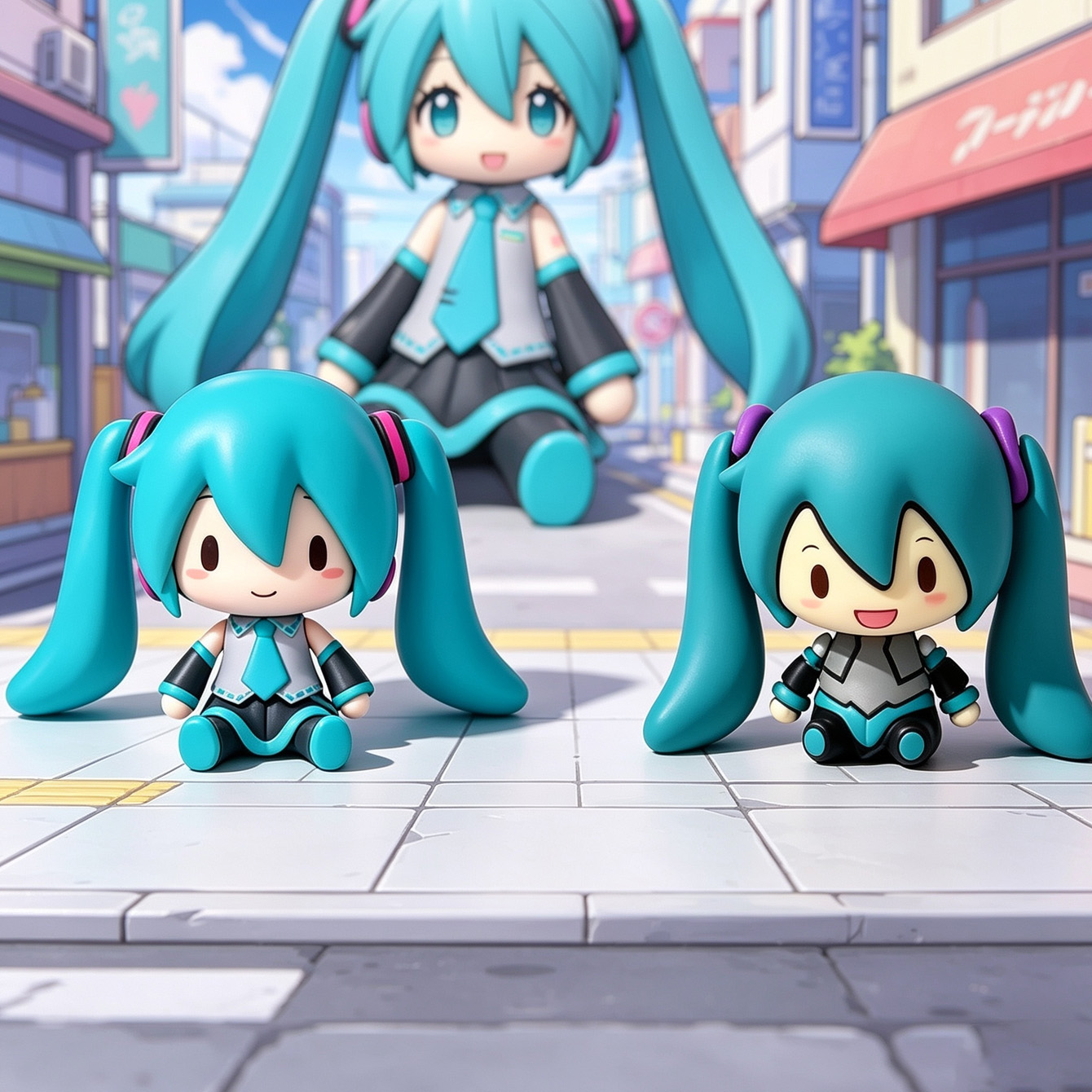 Hatsune Miku Chibi Inspired Fi - огляд і ціна Model Kit Hatsune Miku