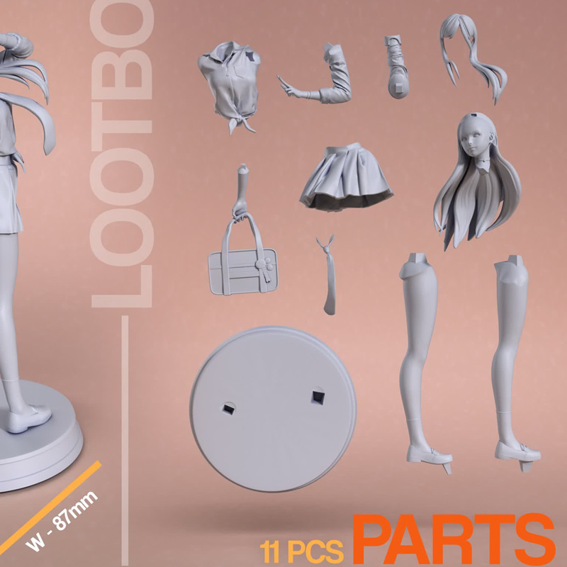 Game Character 4940 Kitagawa M - огляд і ціна Model Kit Figure