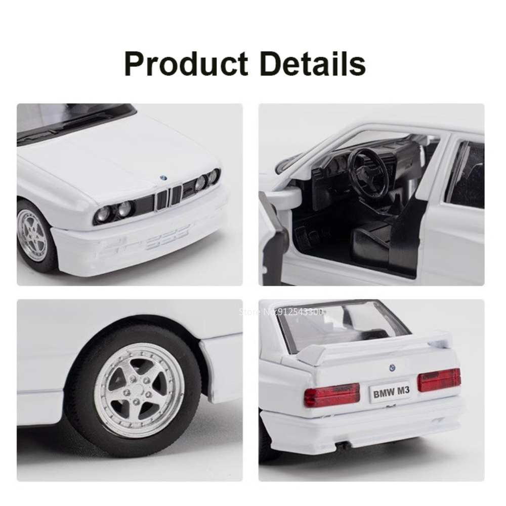 1/36 BMW M3 1987 Alloy Toys Ca - огляд і ціна Model Kit Alfa Romeo