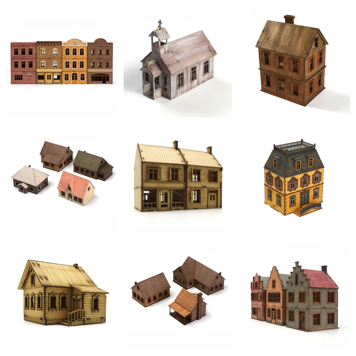 1/72 Wooden Assembly House Eur - огляд і ціна Model Kit House