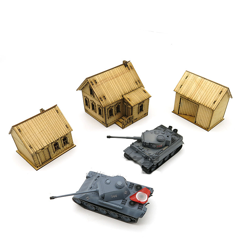 1/72 Wooden Assembly House Eur - огляд і ціна Model Kit House