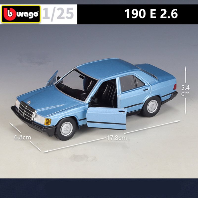Bburago 1:24 Mercedes-Benz 190 - огляд і ціна Model Kit Alfa Romeo